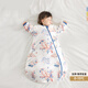 貝肽斯肽柔嬰兒睡袋春秋新生兒防踢被一體恒溫標寶寶大碼四季防驚跳睡袋 冬季加厚-感溫(0-15℃）繁枝 M碼 65-85cm（建議9個(gè)月-2歲）