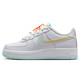 耐克NIKE女子大童板鞋空軍一號 AIR FORCE 1 運(yùn)動鞋IB8890-191白 39