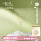 大英博物館生日項鏈女歐洲文化藝術(shù)白色山茶花吊墜文創(chuàng  )禮品七夕節情人節禮物 白色山茶花優(yōu)雅項鏈