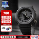 卡西歐（CASIO） 男表黑武士G-SHOCK運動手表小鋼炮黑金防水時尚石英腕表送男友 GA-2100-1A1PR