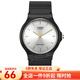 卡西歐（CASIO） 卡西歐(CASIO)男女手表小黑表時尚潮流學(xué)生表休閑運(yùn)動中性表 白盤黑帶橡膠帶MQ-24-7E2
