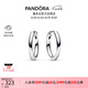潘多拉（PANDORA）18毫米串飾耳環(huán)925銀高級簡約時尚可搭配輕奢七夕情人節(jié)禮物
