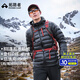 拓路者雪狐100羽絨服男800蓬輕薄90絨內(nèi)膽鵝絨服戶外防風(fēng)保暖冬季外套女 黑色-男 L