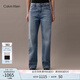 Calvin KleinJeans【復刻90系列】25春夏女士ck淺色復古直筒牛仔褲47B908G