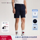 TOMMY HILFIGER【微彈直筒】夏季男裝經(jīng)典百搭商務(wù)簡約休閑西褲短褲34855 藏青色DW5 34