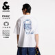 杰克·瓊斯（JACK&JONES）夏季男士短袖T恤合集 本白色225201065A06 寬松版，卡碼拍小 L