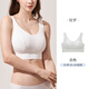 LEONISA2025輕夢(mèng)大胸睡眠內(nèi)衣防外擴(kuò)防下垂舒適女夜間無(wú)鋼圈軟支撐文胸 白色 S 1(65D-E/70C-D)