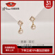京潤(rùn)珍珠耳飾思歌S925銀淡水珍珠耳釘百搭款強(qiáng)光耳飾女友生日禮物實(shí)用
