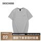 斯凱奇（Skechers）雪糕T恤短袖夏季男女同款中性速干上衣衣服L223U046