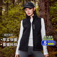 拓路者（Pioneer Camp）400克抓絨馬甲女秋冬款羊羔絨戶外運(yùn)動背心保暖立領(lǐng)女士抓絨衣 黑色 M
