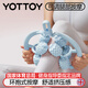 yottoy8輪環(huán)形腿部按摩器夾腿滾輪肌肉放松專業(yè)瘦大腿小腿滾軸多功能