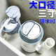 菲時達(dá)（Feishida）抽水馬桶配件大口徑3寸10cm雙按排水閥坐便器加粗下水器沖水配件 【三寸】25.5cm三件套裝