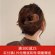 向晚發(fā)簪發(fā)釵U型醋酸發(fā)釵后腦勺盤發(fā)固定發(fā)卡插梳簡(jiǎn)約發(fā)簪七夕禮物