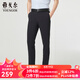 雅戈爾（YOUNGOR）休閑褲男冰絲褲柔軟親膚透氣涼感功能滌面料吸濕快干2025新品 黑色VCSX313019AWY 33 175/82A （2尺5）84cm