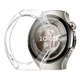 威千圖適用華為WATCH5保護(hù)殼HUAWEI WATCH 5 46mm保護(hù)套手表保護(hù)鏤空覆蓋手表殼 46mm 透明色
