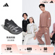 adidas陳曉同款 流光跑鞋 LIGHTBLAZE超輕防滑跑鞋阿迪達斯輕運動   碳黑/淺灰/晶白   42
