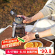 樂扣樂扣（LOCK&LOCK）小水庫大容量塑料運(yùn)動(dòng)水杯戶外冷水壺刻度把手男女杯子1.6L灰色