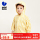 迷你巴拉（minibala）夏季新款男童女童純棉網(wǎng)眼外套透氣寬松防涼空調(diào)衫230224105204