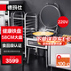 德瑪仕（DEMASHI）商用電餅鐺 大型雙面加熱 全自動(dòng)電熱大號(hào)電餅爐烤餅爐 烙餅機(jī)千層餅醬香餅機(jī)器 高端鐵盤58CM丨EJB45L-2T丨220V