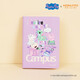 國譽(yù)（KOKUYO）A6/100張單本裝Campus小豬佩奇聯(lián)名無(wú)線(xiàn)裝訂硬面本硬面抄便捷筆記本加厚本子 紫色WSG-NB7ME610-1