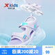 特步（XTEP）兒童女童夏日網(wǎng)面透氣涼鞋露趾沙灘鞋 淡紫色 38