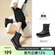 駱駝（CAMEL）2024冬季新品戶外雪地靴子女款加絨保暖防寒鞋高幫登山鞋 3905