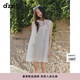 DZZIT地素連衣裙2025夏季新款網(wǎng)紗蕾絲款立體蝴蝶裙子女3J2O3269B 米白色 S