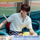 Tommy Hilfiger【純色肌理感】25夏季男純棉通勤POLO襯衫領(lǐng)短袖針織衫04331