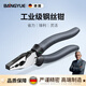 邦越【德國】老虎鉗多功能萬用工業(yè)級(jí)大力工具電工專用鉗子大全家 【工業(yè)級(jí)】8寸省力鋼絲鉗一把