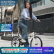大行（DAHON）D6折疊自行車20英寸6速入門級折疊車成人學生通勤休閑單車KBC061 白色