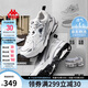 卡帕（Kappa）網(wǎng)面運動(dòng)鞋子男鞋夏季透氣網(wǎng)鞋老爹鞋男厚底增高休閑鞋 奧運灰 42