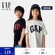 Gap【兩件裝】男女童2025春季新款純棉短袖T恤687268 海軍藍(lán)組合 160 cm(14-15歲)亞洲尺碼