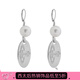 VVIENNE WESTLOCK西太后星球圖案耳環(huán)珍珠耳環(huán)男女同款情侶耳環(huán)送女友男友生日禮物 星球耳釘