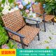 莫 家（MO JIA）莫家住宅家具戶(hù)外桌椅庭院花園休閑露天陽(yáng)臺藤椅奶茶咖啡店別墅 2張卡其色藤椅(帶扶手)+5OCM灰色