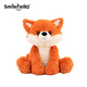 SMILE BELLA英國笑臉狐貍毛絨玩具小玩偶生日禮物公仔安撫娃娃睡覺(jué)抱枕女生 笑臉狐貍送抽繩袋 20CM