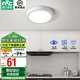 雷士（NVC）玄關走廊過道燈IP44三防led吸頂陽臺燈中式現(xiàn)代簡約燈具燈飾 白銀圓款 8W玄關燈