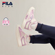FILA斐樂(lè )兒童休閑鞋2025年秋季新款男女小童兒童經(jīng)典板鞋 樸霧嫩粉/奶白-SA 28 內長(cháng)17.5cm