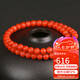 妍韻珠寶精品5-5.5mm保山南紅瑪瑙手串本命年轉(zhuǎn)運(yùn)珠男女士款水晶瑪瑙手鏈