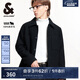 杰克·瓊斯（JACK&JONES） 秋冬潮直筒版型時(shí)尚出街舒適短款綿羊毛毛呢外套夾克男224427001