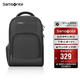 新秀麗（Samsonite）電腦包雙肩包商務(wù)背包筆記本包休閑都市36B*09010黑色15英寸