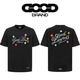 GOOD BRAND2025SSGOODLOVES立體刺繡花朵標(biāo)語(yǔ)短袖T恤輕奢感t恤 黑色  3D立體刺繡 M 頂配版 320G棉質(zhì)