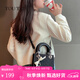 toutou包包女款2025送女生款戴妃包包女包小方包單肩包生日禮物 星野鉆黑【生日禮物】