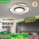 VVS全光譜客廳燈吸頂燈大燈led廣東中山燈具套餐鵝卵石全屋燈飾大全 【皇冠】直徑40*7cm智能調(diào)光