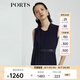 PORTS寶姿 商場同款新品氣質(zhì)百搭不對稱系帶連體褲LL8P041NWB011 丈青 L (8)