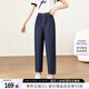 她池九分哈倫褲2025秋裝新款女裝時(shí)尚松緊高腰寬松款休閑褲