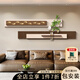 山水顏（SHANSHUIYAN）奶油風(fēng)客廳裝飾畫(huà)水培綠植沙發(fā)背景墻掛畫(huà)立體砂巖高級(jí)感藝術(shù)壁畫(huà) 壁上春光A 120*15cm*2副組合 無(wú)框立體砂巖畫(huà) 立體砂巖畫(huà)+仿真綠植+花瓶