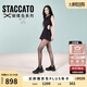 思加圖楊冪同款2025秋季蝴蝶島老爹鞋女鞋ECE83CM5 松露黑 36