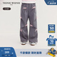 Teenie Weenie Kids小熊童裝25年夏季新款女童立體蝴蝶結(jié)休閑長(zhǎng)褲 深灰色 150 cm