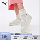 彪馬（PUMA）【厚底鞋】增高小白鞋女子經(jīng)典復(fù)古休閑板鞋CARINA395093 灰色-灰色-金色-02 38