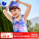 迷你巴拉【UPF50+】迷你巴拉夏季女童甜美可愛泳衣裙寶寶高彈連體泳衣